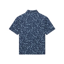 Callaway Floral Print Junior Poloshirt, dunkelblau