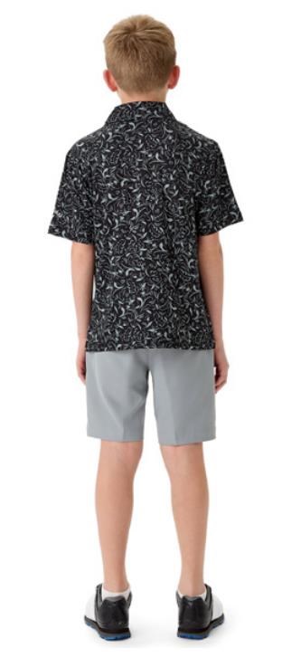 Callaway Floral Print Junior Poloshirt, dunkelblau