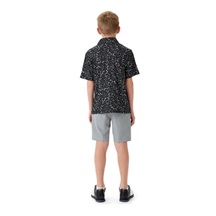 Callaway Floral Print Junior Poloshirt, dunkelblau