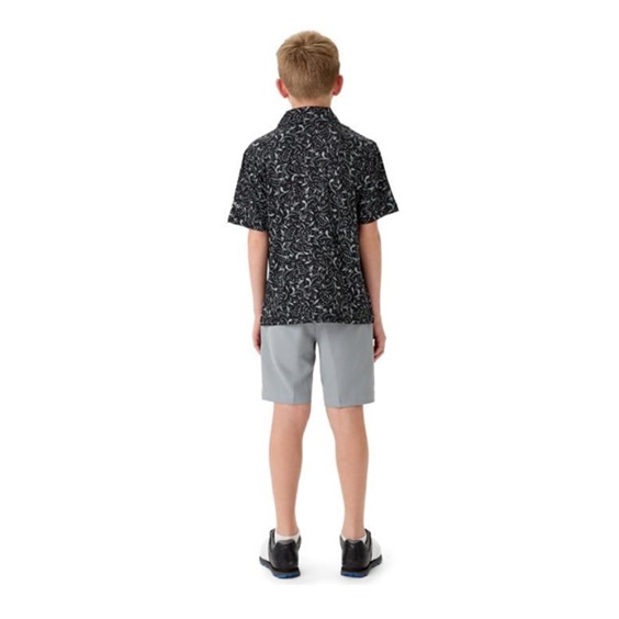 Callaway Floral Print Junior Poloshirt, dunkelblau