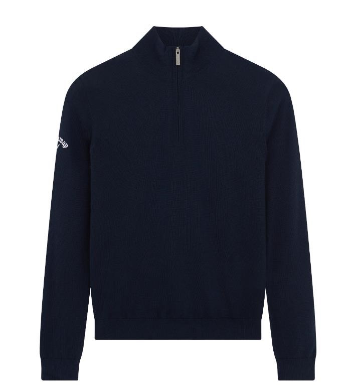 Callaway Junior 1/4 Zip Junior Pullover, navy blue