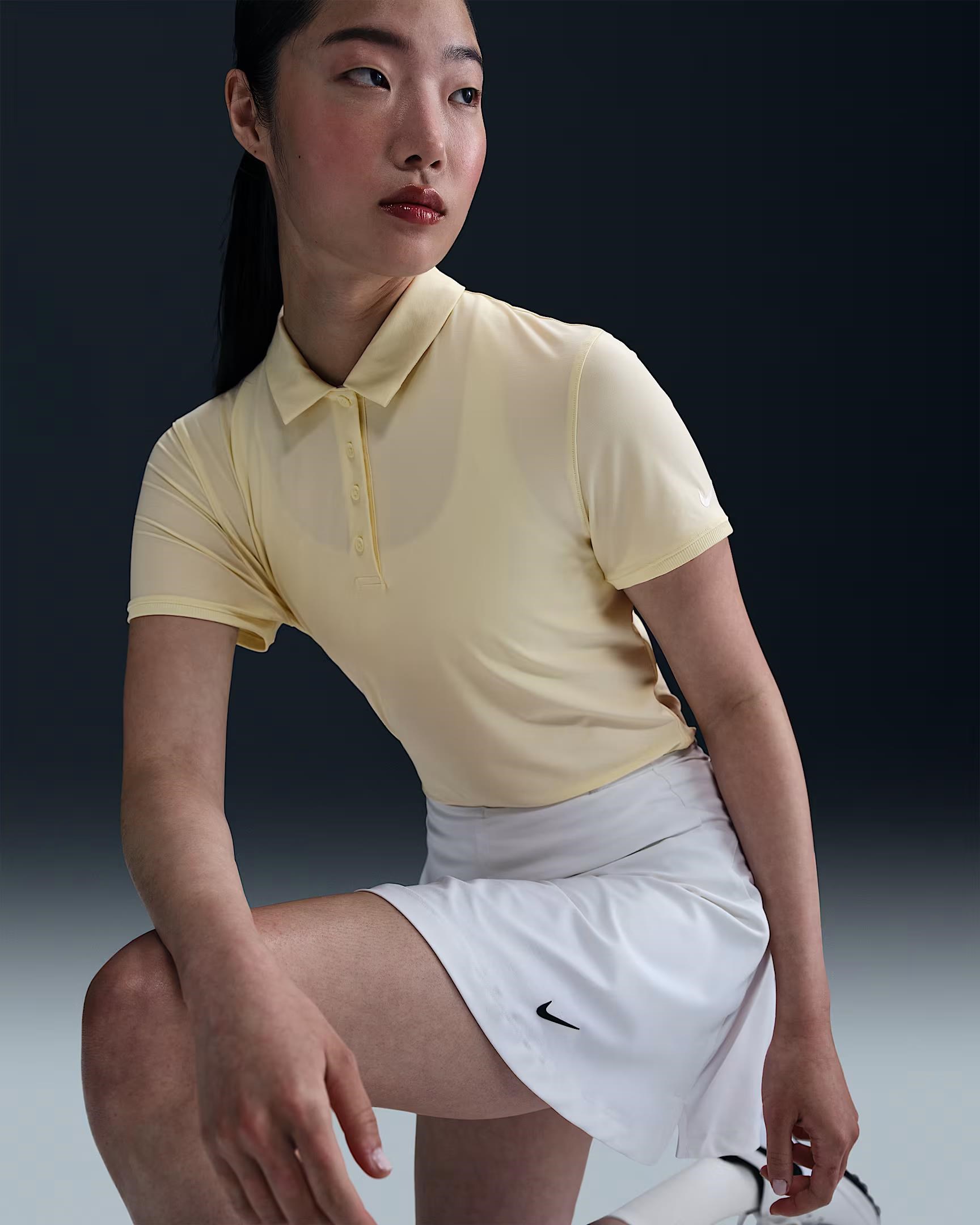 Nike Victory Dri-FIT SS Damen Poloshirt, alabaster/white