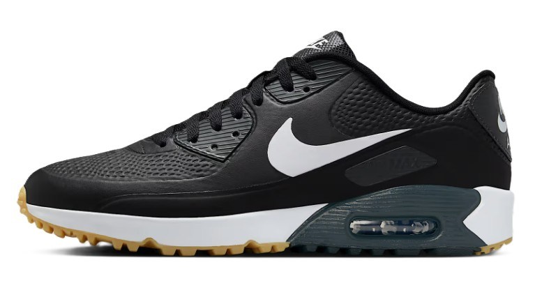 Nike AIR MAX 90 G Golfschuhe, schwarz/weiss
