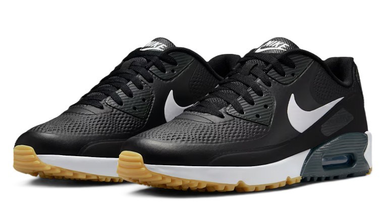 Nike AIR MAX 90 G Golfschuhe, schwarz/weiss