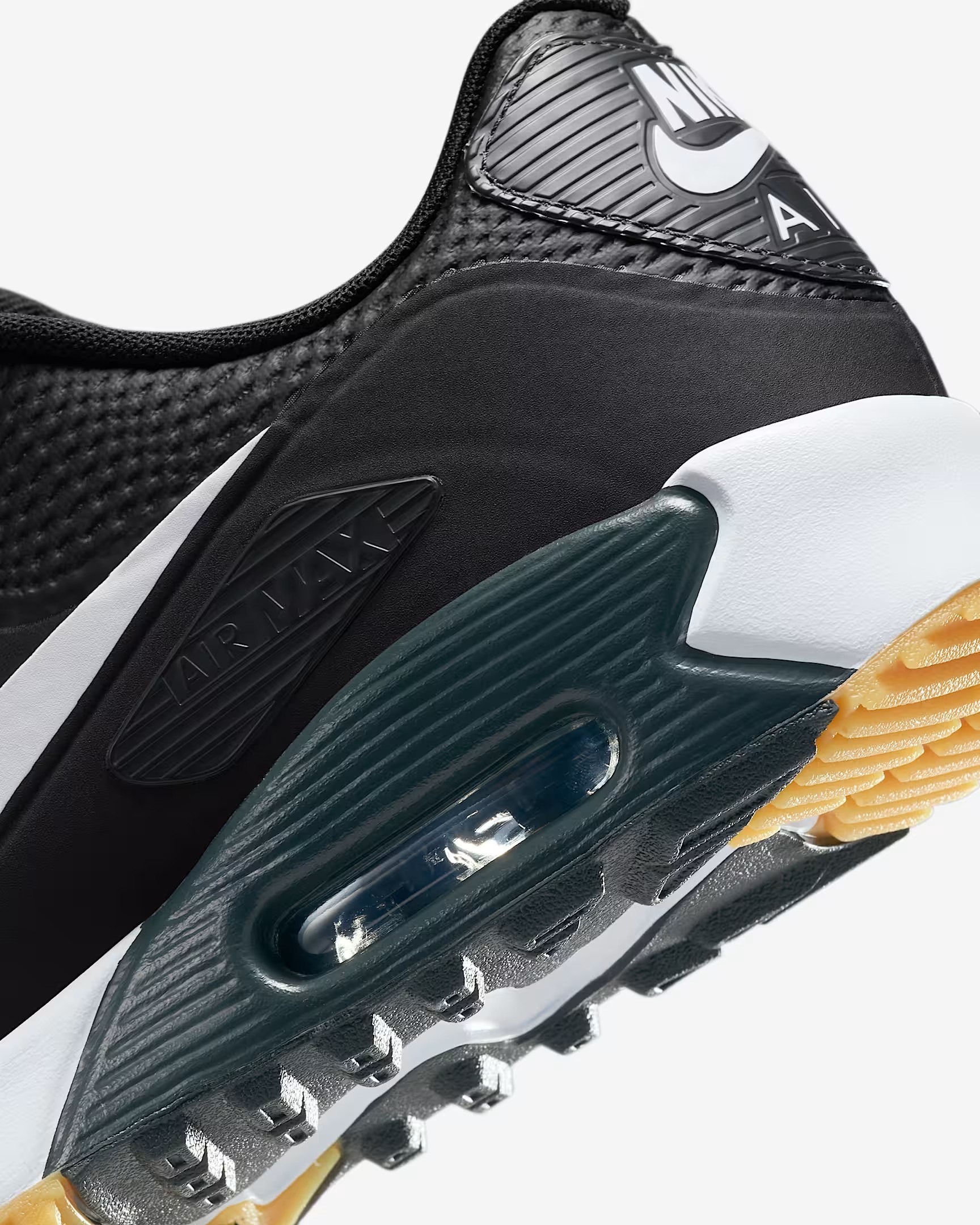 Nike AIR MAX 90 G Golfschuhe, schwarz/weiss