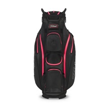 Titleist 14 StaDry Cartbag, schwarz/rot