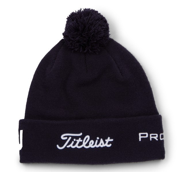 Titleist Tour Pom Pom Wintermütze, dunkelblau