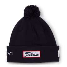 Titleist Tour Pom Pom Wintermütze, dunkelblau