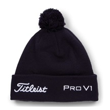 Titleist Tour Pom Pom Wintermütze, dunkelblau