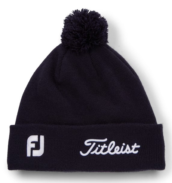 Titleist Tour Pom Pom Wintermütze, dunkelblau