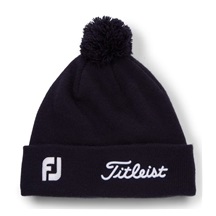 Titleist Tour Pom Pom Wintermütze, dunkelblau