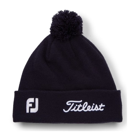 Titleist Tour Pom Pom Wintermütze, dunkelblau