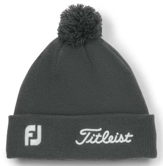 Titleist Tour Pom Pom Wintermütze, grau