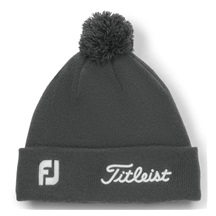 Titleist Tour Pom Pom Wintermütze, grau