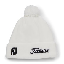 Titleist Tour Pom Pom Wintermütze, weiss
