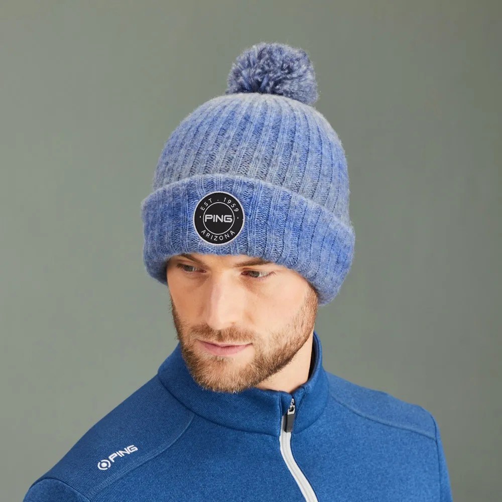 Ping Barraclough Herren Wintermütze, blau