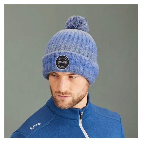 Ping Barraclough Herren Wintermütze, blau
