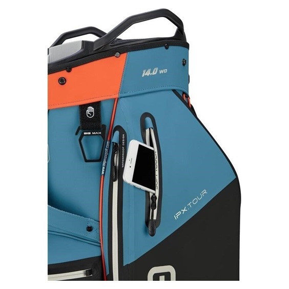 Big Max AQUA IPX.Tour Cartbag, blau/schwarz/orange