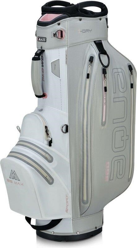Big Max Aqua Sport 360 Cartbag, weiss/grau/rosa