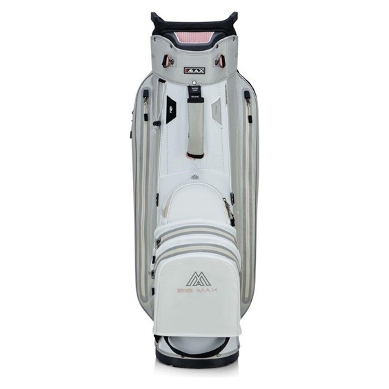 Big Max Aqua Sport 360 Cartbag, weiss/grau/rosa