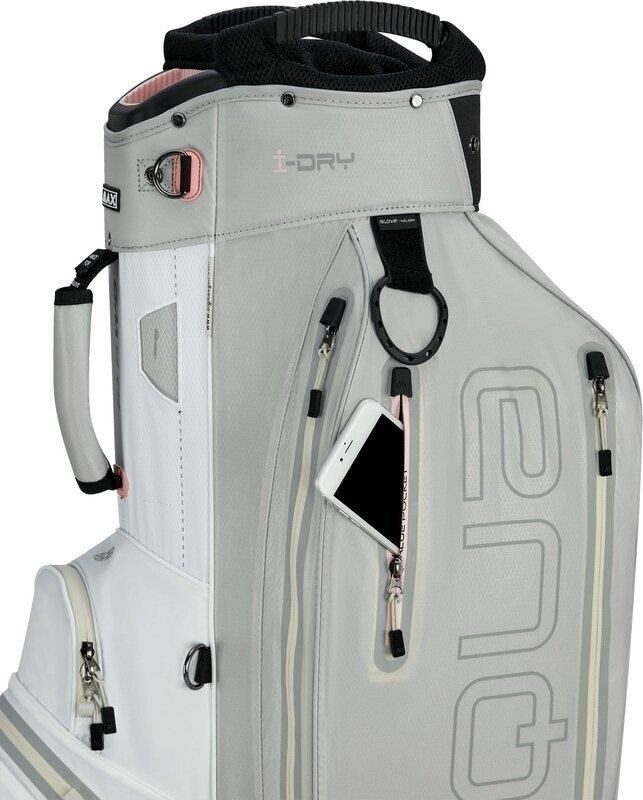 Big Max Aqua Sport 360 Cartbag, weiss/grau/rosa