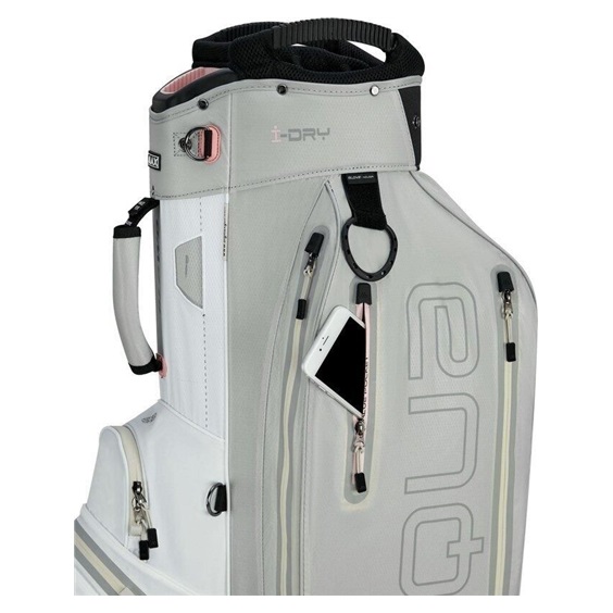 Big Max Aqua Sport 360 Cartbag, weiss/grau/rosa