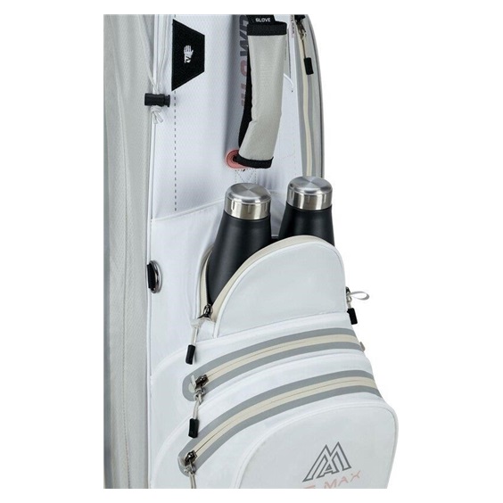 Big Max Aqua Sport 360 Cartbag, weiss/grau/rosa