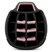 Big Max Aqua Sport 360 Cartbag, weiss/grau/rosa