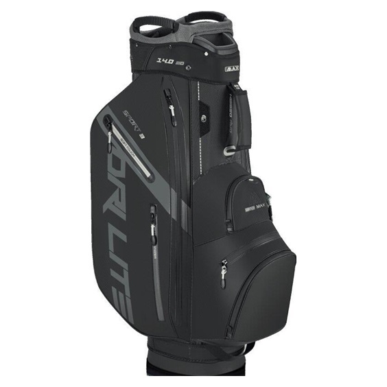 Big Max Dri Lite Sport 3 Cartbag, schwarz