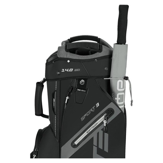 Big Max Dri Lite Sport 3 Cartbag, schwarz