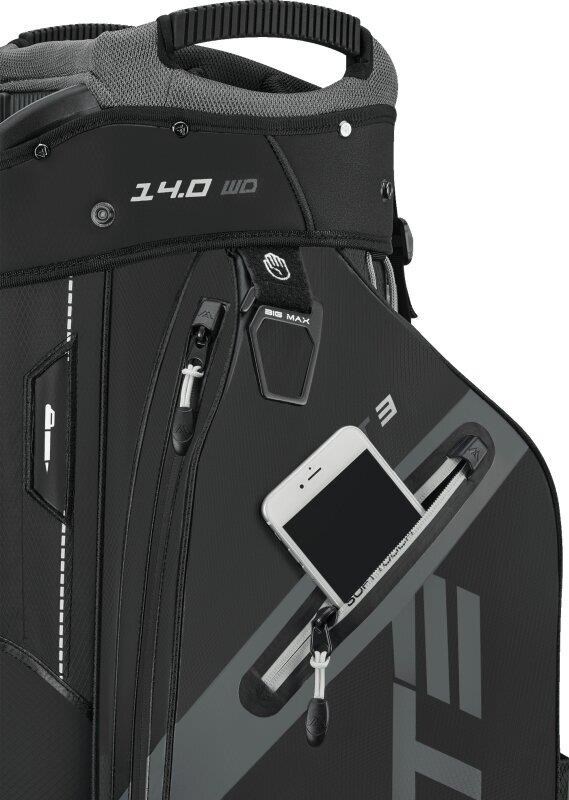 Big Max Dri Lite Sport 3 Cartbag, schwarz