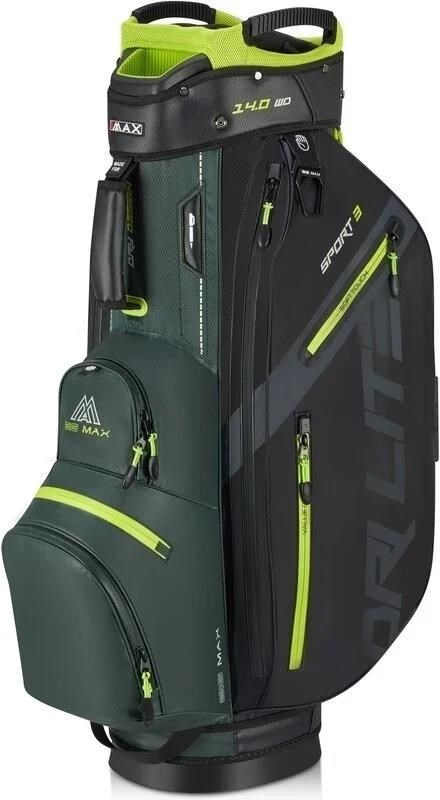 Big Max Dri Lite Sport 3 Cartbag, grün/schwarz/limette