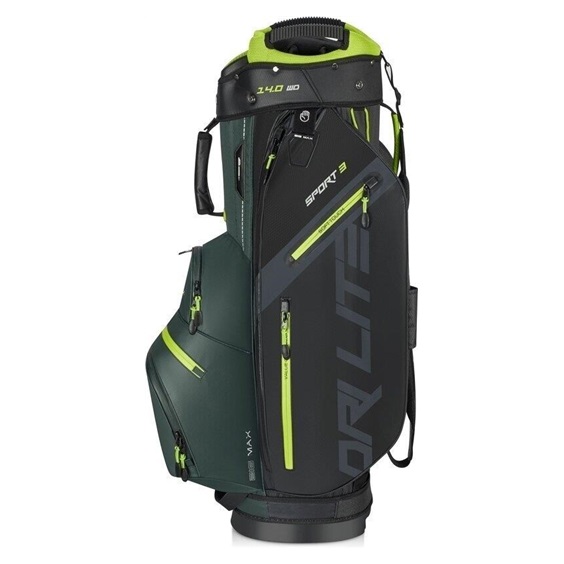 Big Max Dri Lite Sport 3 Cartbag, grün/schwarz/limette