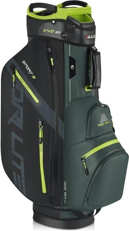 Big Max Dri Lite Sport 3 Cartbag, grün/schwarz/limette