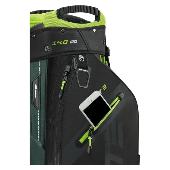 Big Max Dri Lite Sport 3 Cartbag, grün/schwarz/limette