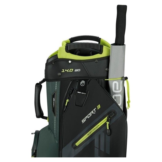 Big Max Dri Lite Sport 3 Cartbag, grün/schwarz/limette