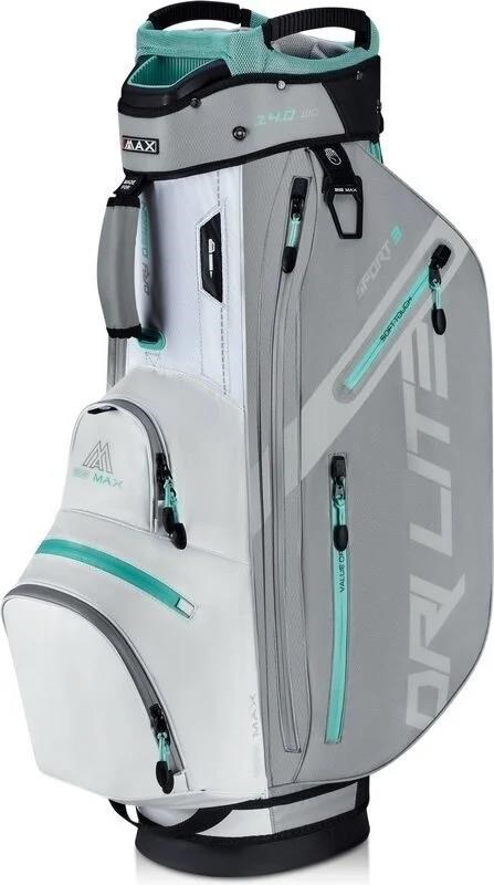 Big Max Dri Lite Sport 3 Cartbag, grau/weiss/mint