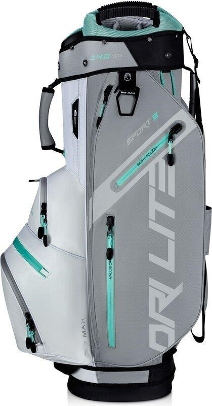 Big Max Dri Lite Sport 3 Cartbag, grau/weiss/mint