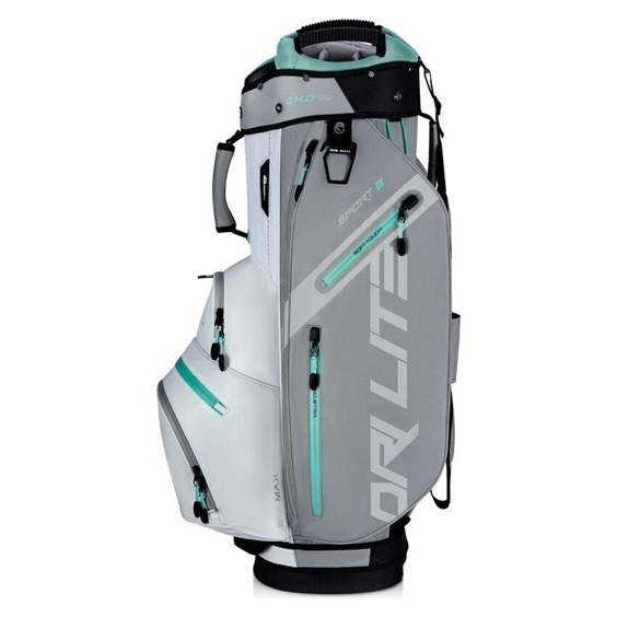 Big Max Dri Lite Sport 3 Cartbag, grau/weiss/mint
