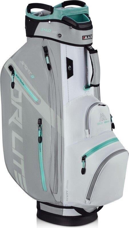 Big Max Dri Lite Sport 3 Cartbag, grau/weiss/mint