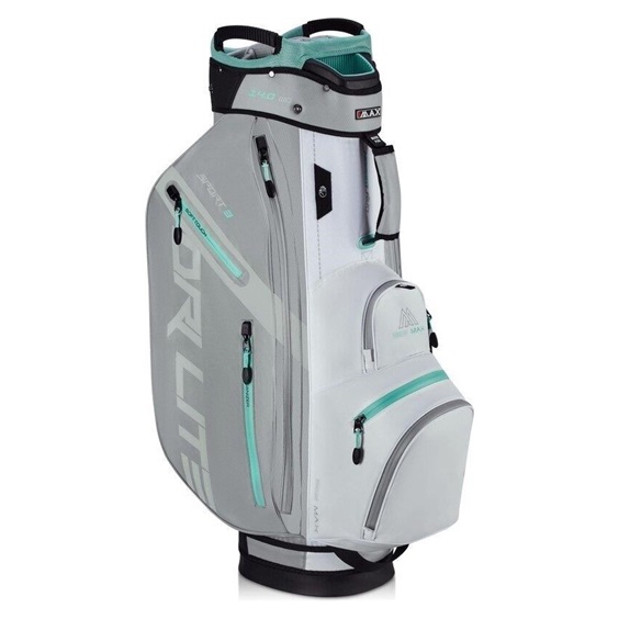Big Max Dri Lite Sport 3 Cartbag, grau/weiss/mint