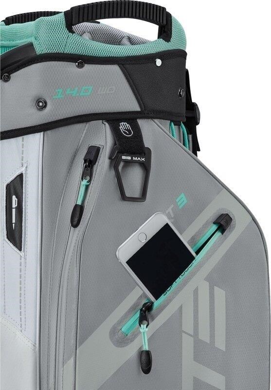Big Max Dri Lite Sport 3 Cartbag, grau/weiss/mint