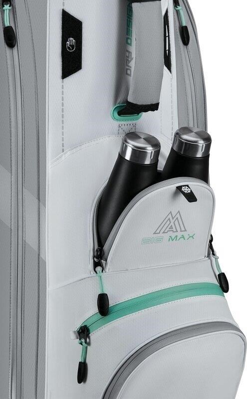 Big Max Dri Lite Sport 3 Cartbag, grau/weiss/mint