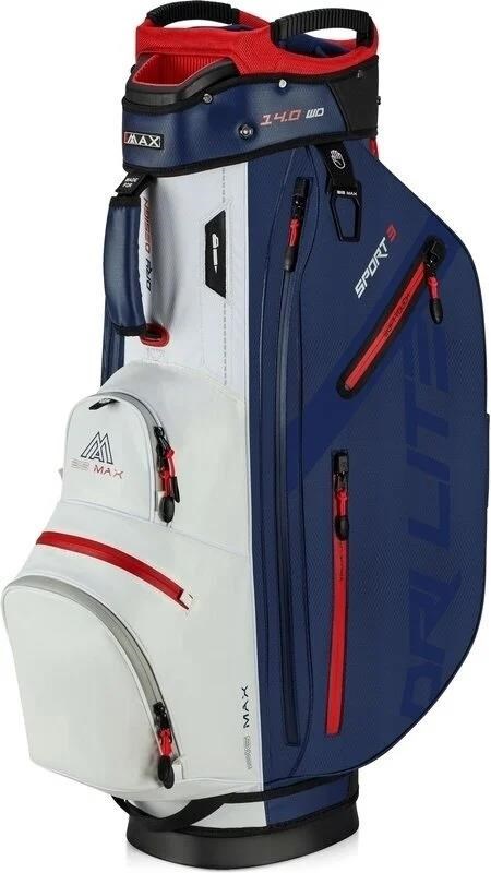 Big Max Dri Lite Sport 3 Cartbag, dunkelblau/weiss/rot