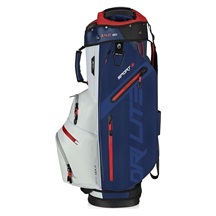 Big Max Dri Lite Sport 3 Cartbag, dunkelblau/weiss/rot