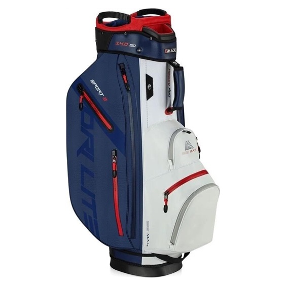 Big Max Dri Lite Sport 3 Cartbag, dunkelblau/weiss/rot