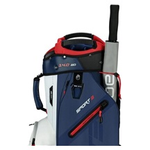 Big Max Dri Lite Sport 3 Cartbag, dunkelblau/weiss/rot