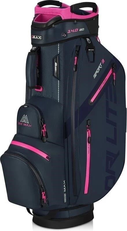 Big Max Dri Lite Sport 3 Cartbag, steel blue/fuchsia