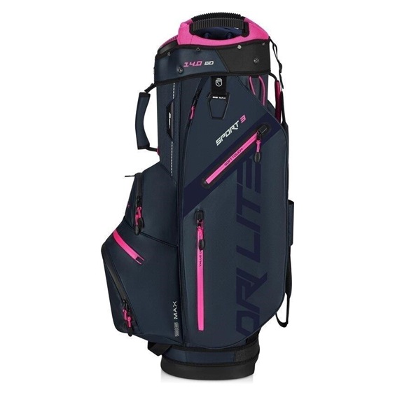 Big Max Dri Lite Sport 3 Cartbag, steel blue/fuchsia