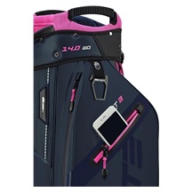 Big Max Dri Lite Sport 3 Cartbag, steel blue/fuchsia